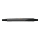 Aangepaste afstuderen Klas van 2026 Gepersonalisee Zwarte Inkt Pen (Achterkant)