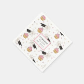 Aangepaste Afstuderen klasse van Cupcake Servet (Hoek)