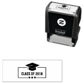 Aangepaste Afstuderen klasse van het jaar Afstuder Zelfinktende Stempel (In situ)