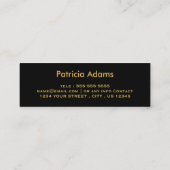 Aangepaste afstuderen - Klassieke invoegkaart Contactkaartje (Achterkant)