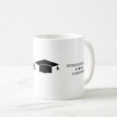 Aangepaste afstuderen    koffiemok (Voorkant rechts)