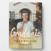 Aangepaste Afstuderen overlay van het script voor  Fotoplaat (voorkant)