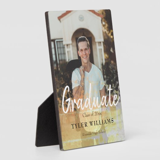 Aangepaste Afstuderen overlay van het script voor  Fotoplaat (Zijkant)