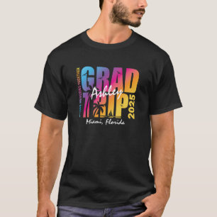 Aangepaste Afstuderen reis groep matching T-shirt