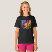 Aangepaste Afstuderen reis groep matching T-shirt (Voorkant volledig)
