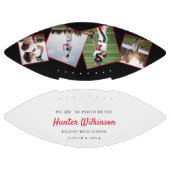 Aangepaste Afstuderen Senior Photo Football (Panelen)