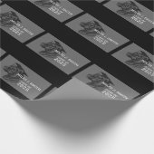 Aangepaste Afstuderen Tekst Gift Wrap Cadeaupapier (Hoek)