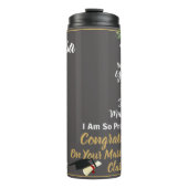 Aangepaste Afstuderen Thermosbeker (Voorkant)