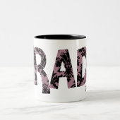 Aangepaste Afstuderen voor Afgestudeerde naam Cade Tweekleurige Koffiemok (Center)