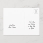 Aangepaste aftredingspartij bespaart datum-alkbord aankondigingskaart (Achterkant)