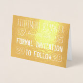 Aangepaste aftredingspartij sparen de Kaart Datum  (Voorkant)