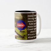 Aangepaste afvoer van de Mok van de moeraskoffie # (Voorkant rechts)