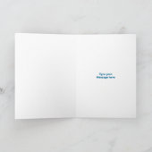 Aangepaste AGE & Naam verjaardagskaart Kaart (Binnen)