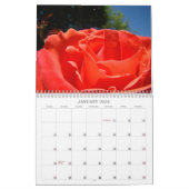Aangepaste agenda Rozen bloemen liefde Kalender (Jan 2026)