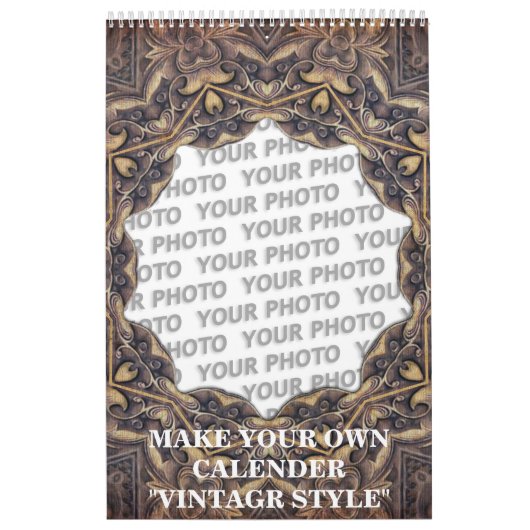 Aangepaste agenda " STIJL" + uw foto's Kalender (Hoes)