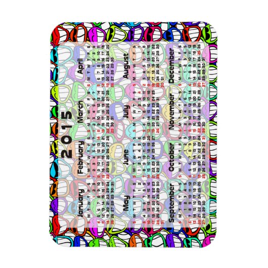 Aangepaste agenda + uw eigen foto/achtergrondafbee magneet (Verticaal)