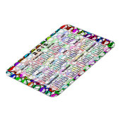 Aangepaste agenda + uw eigen foto/achtergrondafbee magneet (Linkerzijde)