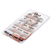 Aangepaste agenda + uw eigen foto/achtergrondafbee magneet (Linkerzijde)