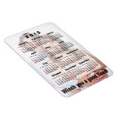 Aangepaste agenda + uw eigen foto/achtergrondafbee magneet (Rechterzijde)