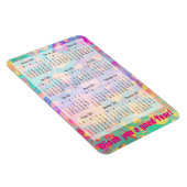 Aangepaste agenda + uw eigen foto/achtergrondafbee magneet (Rechterzijde)