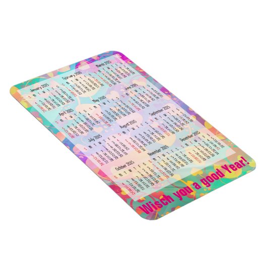 Aangepaste agenda + uw eigen foto/achtergrondafbee magneet (Rechterzijde)