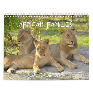Aangepaste agenda voor Afrikaanse families 2014 Kalender