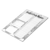 Aangepaste agenda voor dagelijkse planner Organize Notitieblok (Schuin)