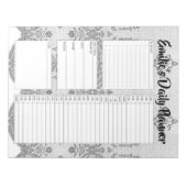 Aangepaste agenda voor dagelijkse planner Organize Notitieblok (Voorkant)