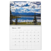 Aangepaste agenda voor reisfoto's kalender (Feb 2027)