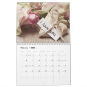 Aangepaste agenda voor Rozen | Tekst bewerkbaar ja Kalender (Feb 2026)