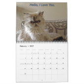 Aangepaste agenda voor twee pagina's, middelgroot  kalender (Feb 2027)