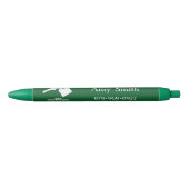 Aangepaste agent Logo Groene Inkt Pen (Voorkant)