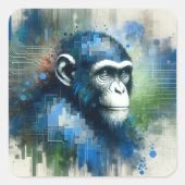 Aangepaste AI Basic Sticker (Voorkant)