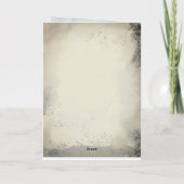 Aangepaste Aidi White Fluffy Dog Feestdagen Kaart (Achterkant)