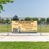 Aangepaste airconditioning verwarming HVAC groot Spandoek (Insitu)