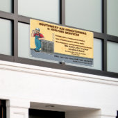 Aangepaste airconditioning verwarming HVAC-winkel Spandoek (Buitenkant Gebouw)