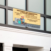 Aangepaste airconditioning verwarming HVAC-winkel Spandoek (Buitenkant Gebouw)