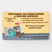 Aangepaste airconditioning verwarming HVAC-winkel Spandoek (Horizontaal)