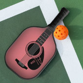 Aangepaste akoestische gitaar pickleball paddle