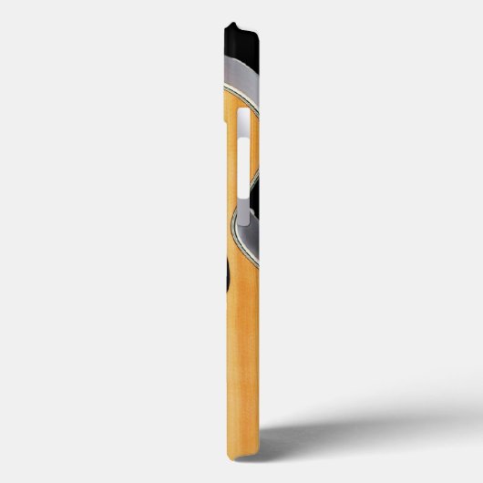 Aangepaste Akoestische Guitar Music iPhone Case (Achterkant / Links)