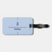 Aangepaste Alaska Cruise Familie Vrienden Groep Ma Bagagelabel (Achterkant horizontaal)