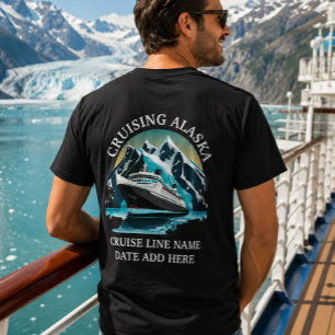 Aangepaste Alaska Cruise Scheeps Embarkatie  T-shirt