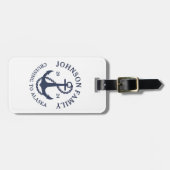 Aangepaste Alaska Family Cruise Wildlife Spotting Bagagelabel (Voorkant horizontaal)