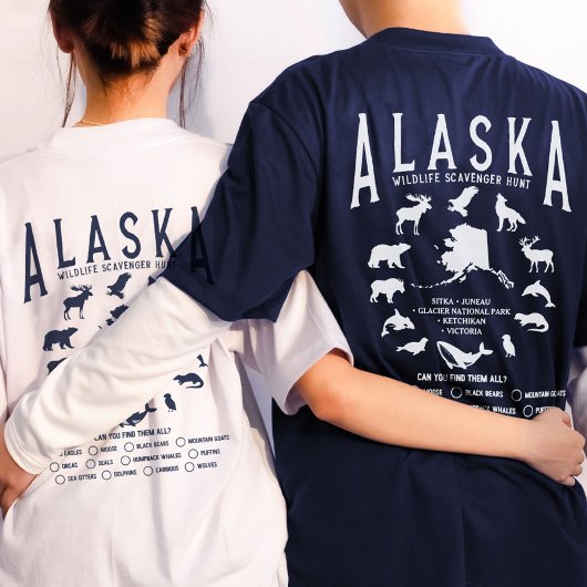 Aangepaste Alaska Family Cruise Wildlife Spotting T-shirt