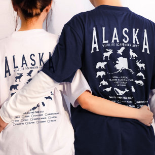 Aangepaste Alaska Family Cruise Wildlife Spotting T-shirt