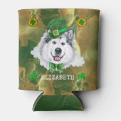 Aangepaste Alaskan Malamute Gold St. Patricks Blikjeskoeler (Voorkant)