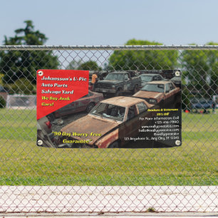 Aangepaste Algemene U Pic Em Auto Onderdelen Sloop Spandoek
