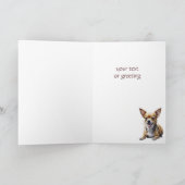 Aangepaste Algemene Verjaardag Schattige Chihuahua Kaart (Binnen)