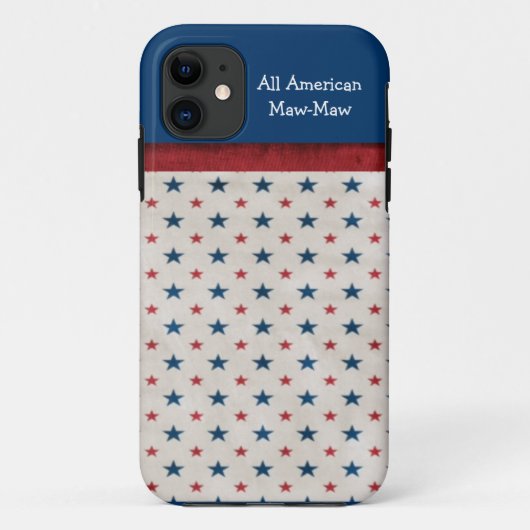 Aangepaste All-American iPhone Case (Achterkant)