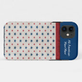 Aangepaste All-American iPhone Case (Achterkant (horizontaal))